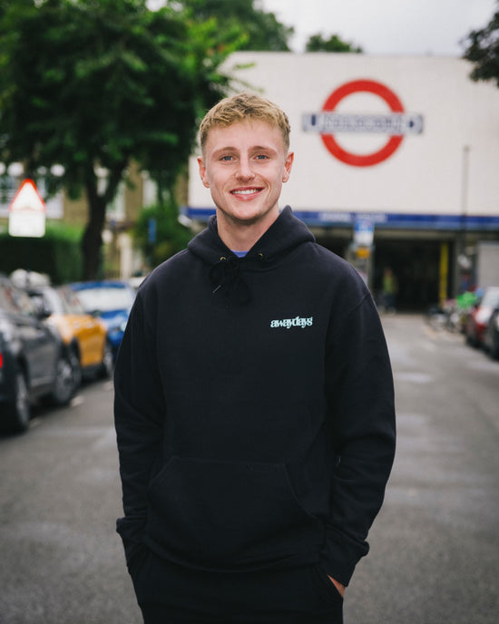 AwayDays 'Tropical Pitch' Hoodie - Black