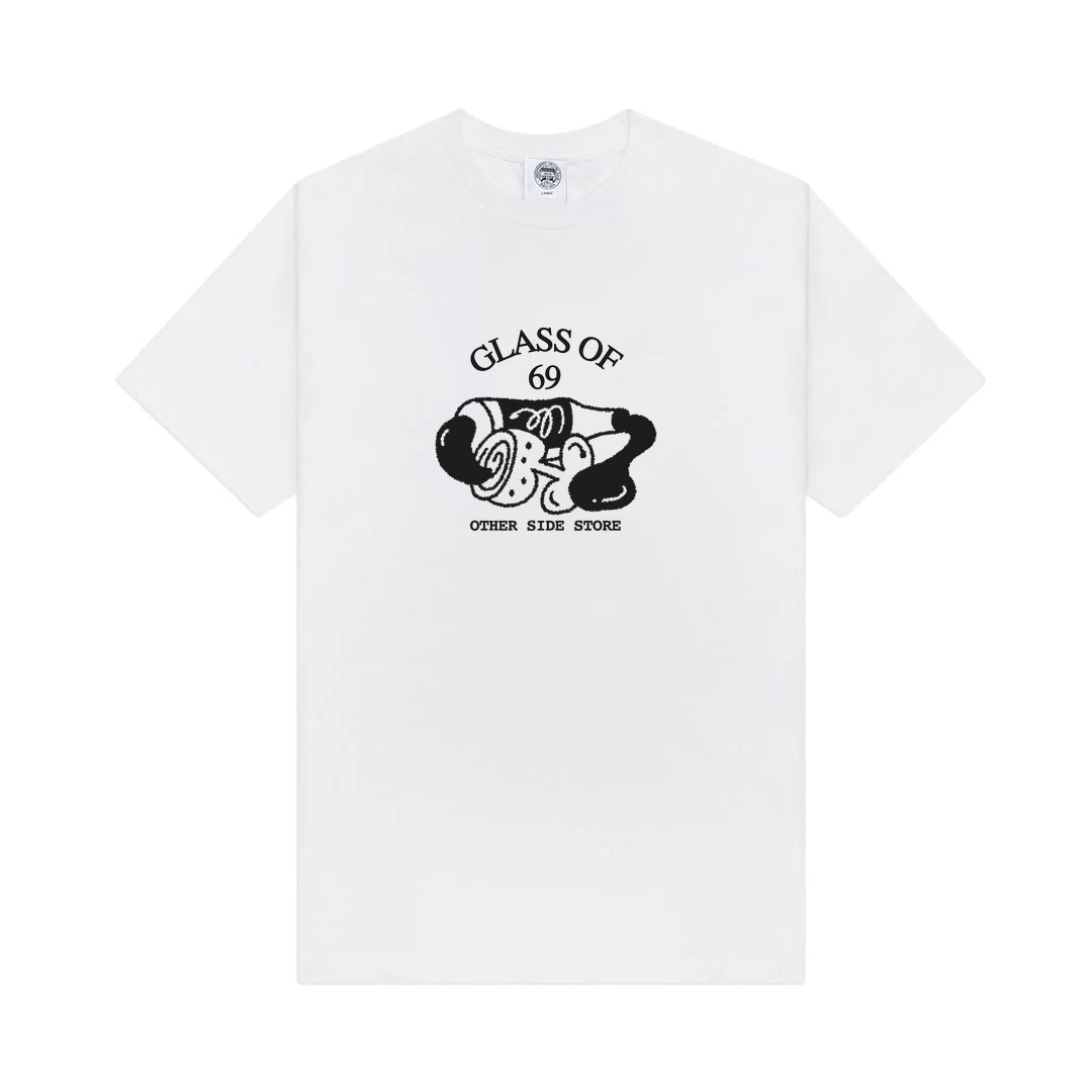 Other Side Store 'Glass of 69' Tee - White