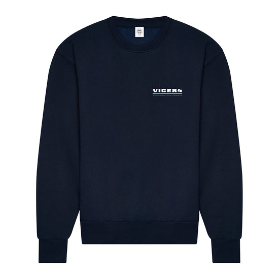 Vice 84 'Académie des Sports Logo' Heavyweight Sweater - Navy