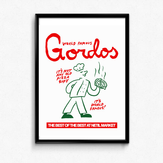 World Famous Gordos x Hephee 'World Famous' Art Print