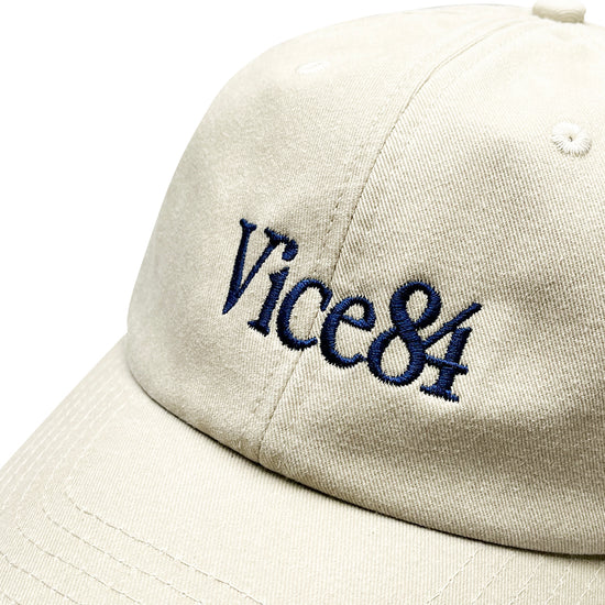 Vice 84 'Classic' Cap - Washed Cream