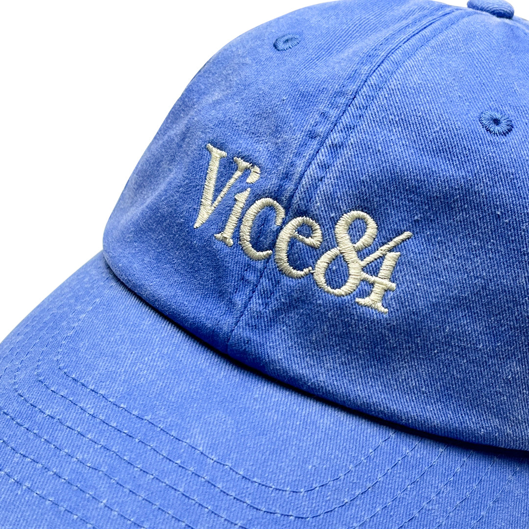 Vice 84 'Classic' Cap - Washed Blue