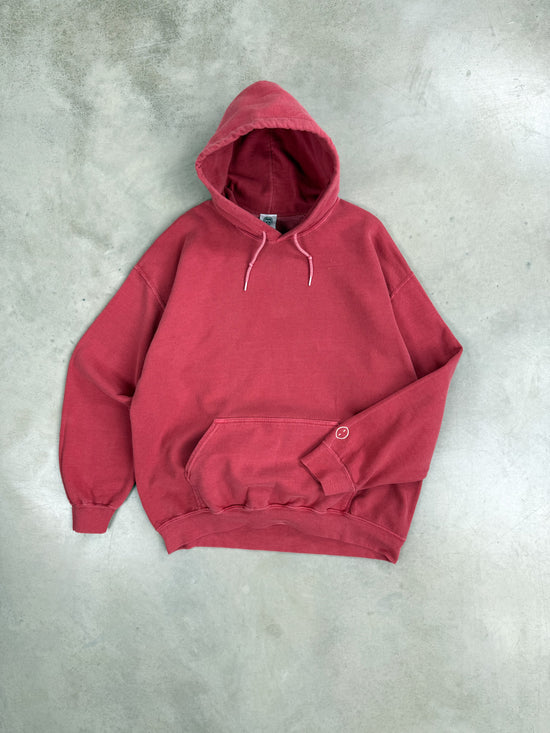 Essentials Vintage Washed Hoodie - Red