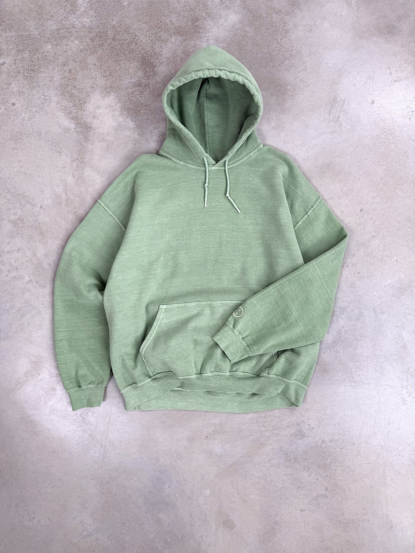 Essentials Vintage Washed Hoodie - Sage Green