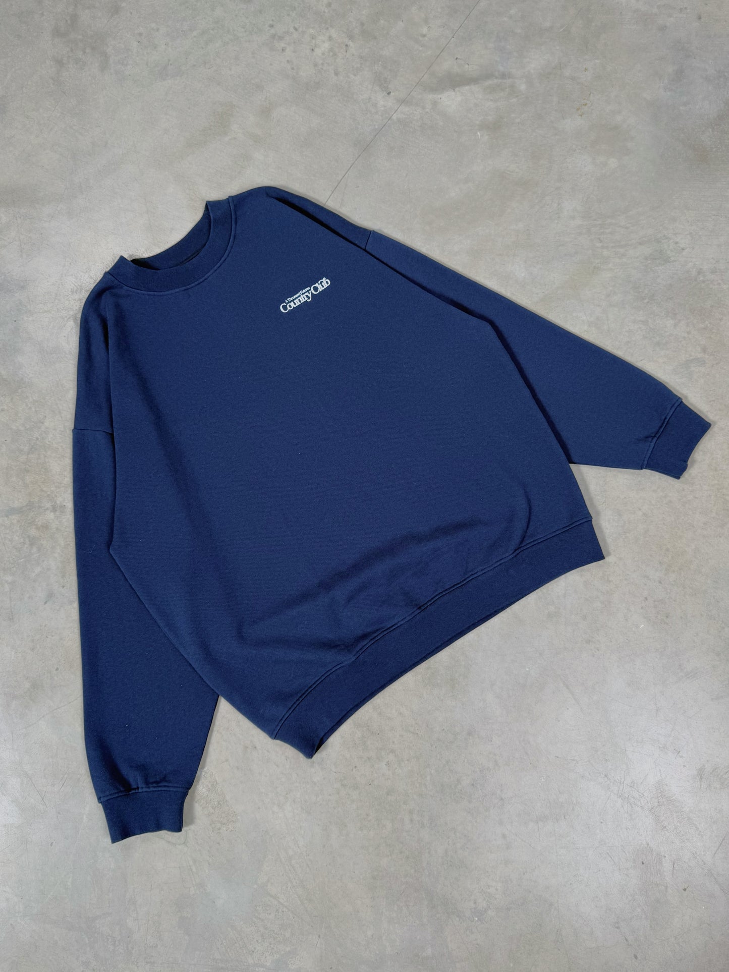 A Thousand Futures x GK 'Country Club' Sweater - Navy