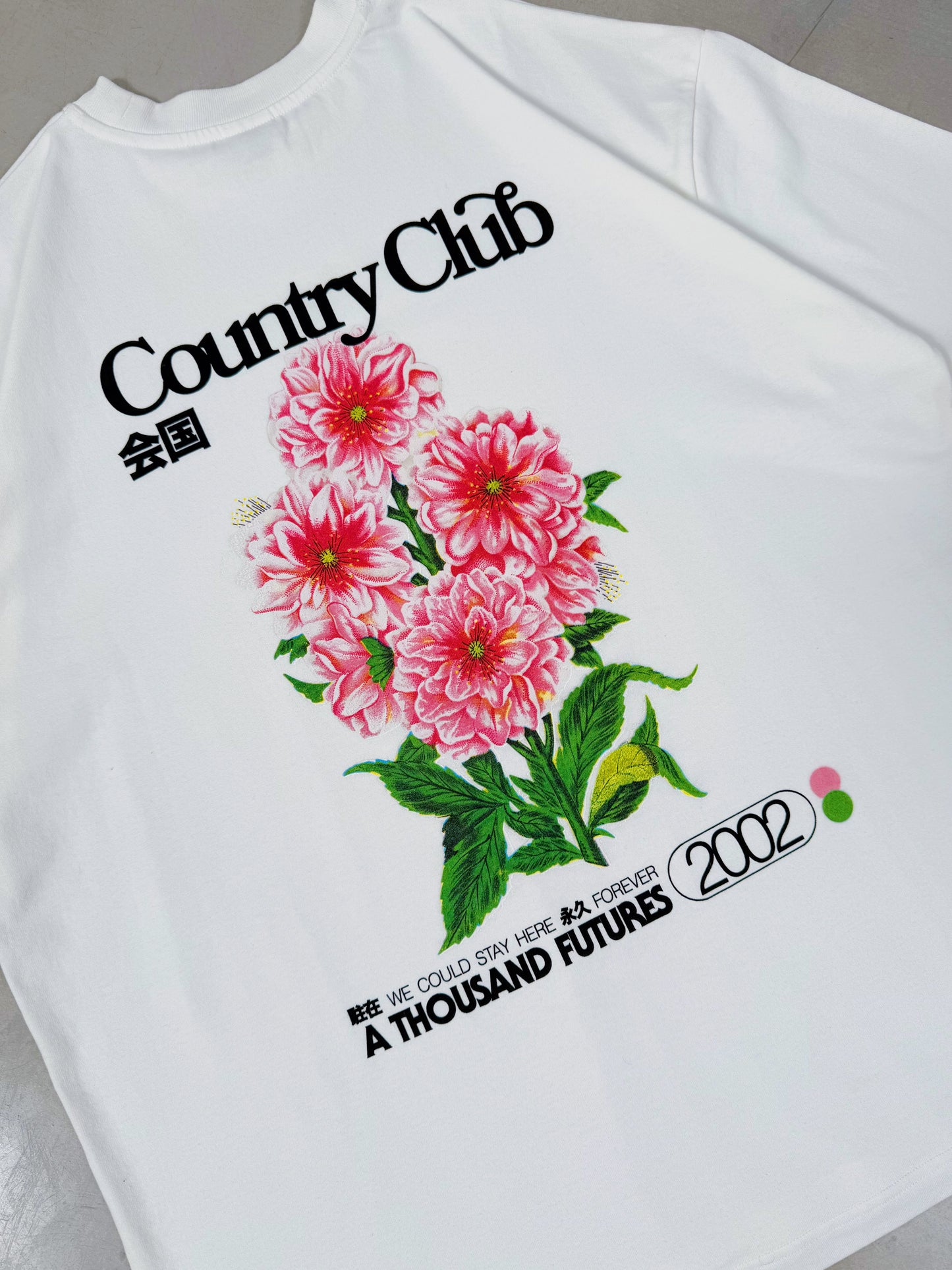 A Thousand Futures x GK 'Country Club' Tee - Off-White