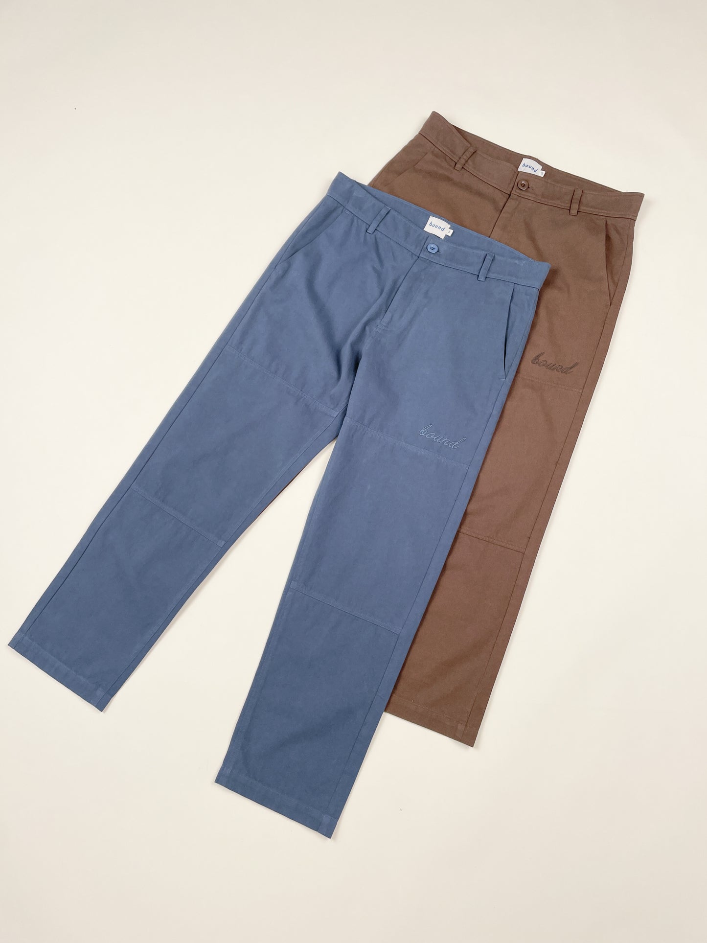 bound Straight Work Pant - Slate