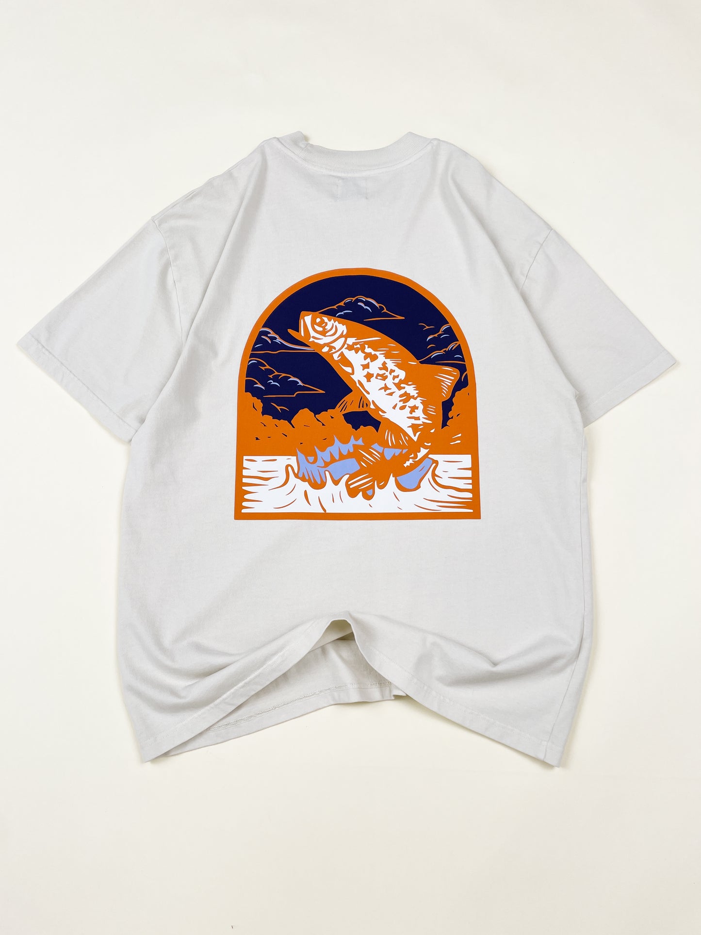 bound 'Marina Angling' Tee - Sand