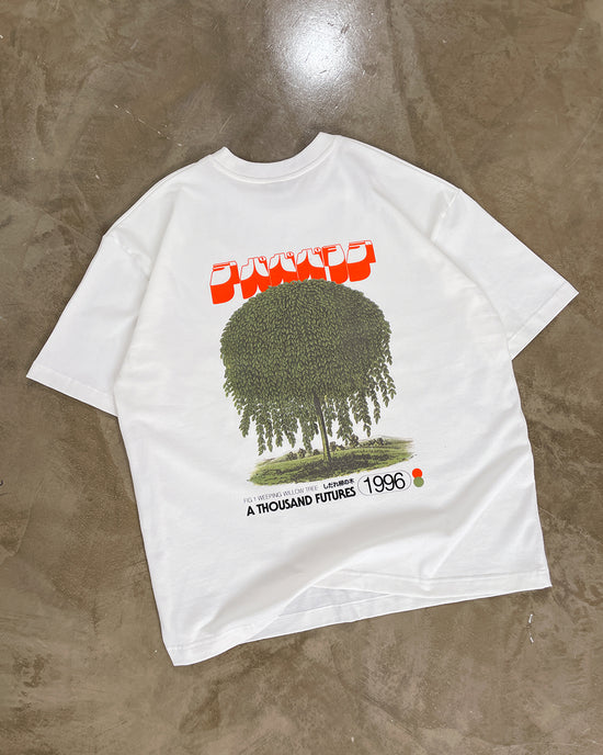 A Thousand Futures x GK 'Weeping Willow' Tee - White