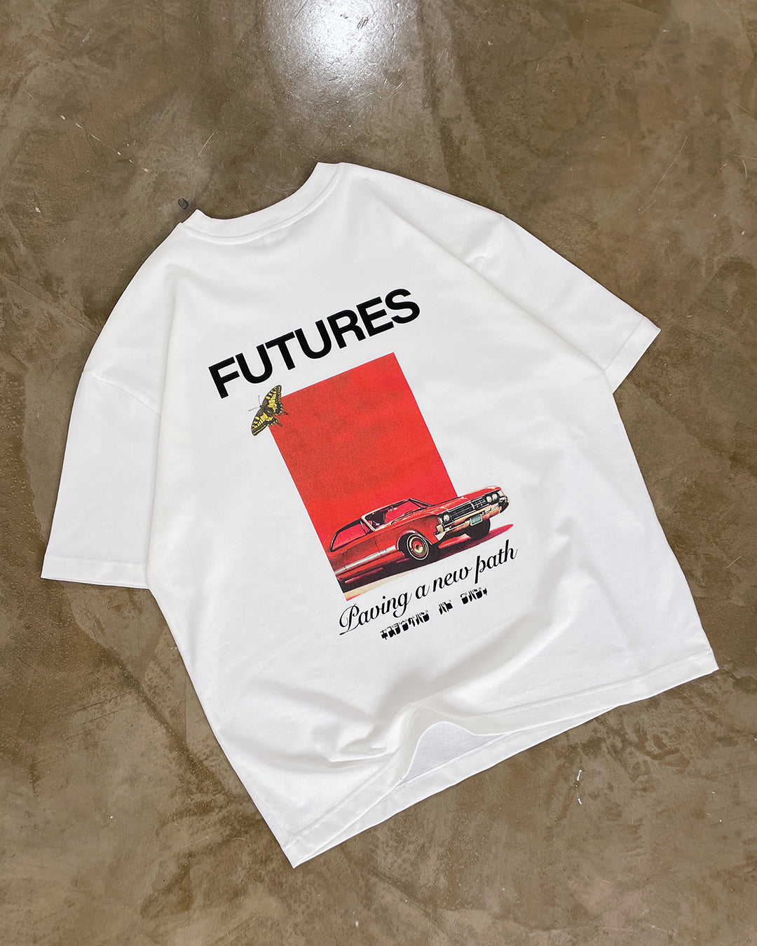 A Thousand Futures x GK 'A New Path' Tee - White