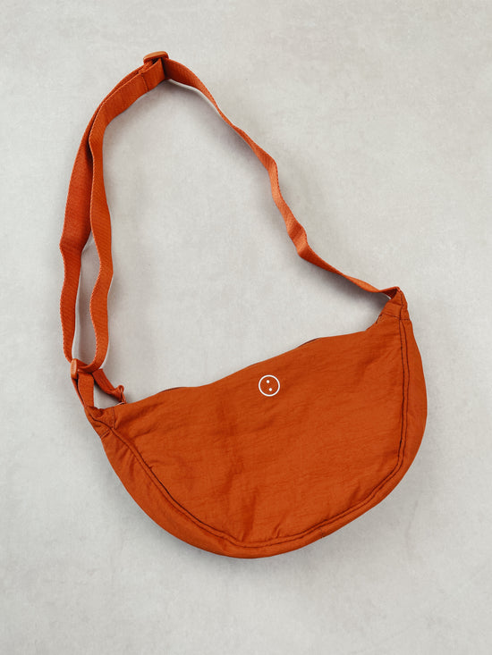 Essentials Oxford Nylon Cross Body Bag - Orange