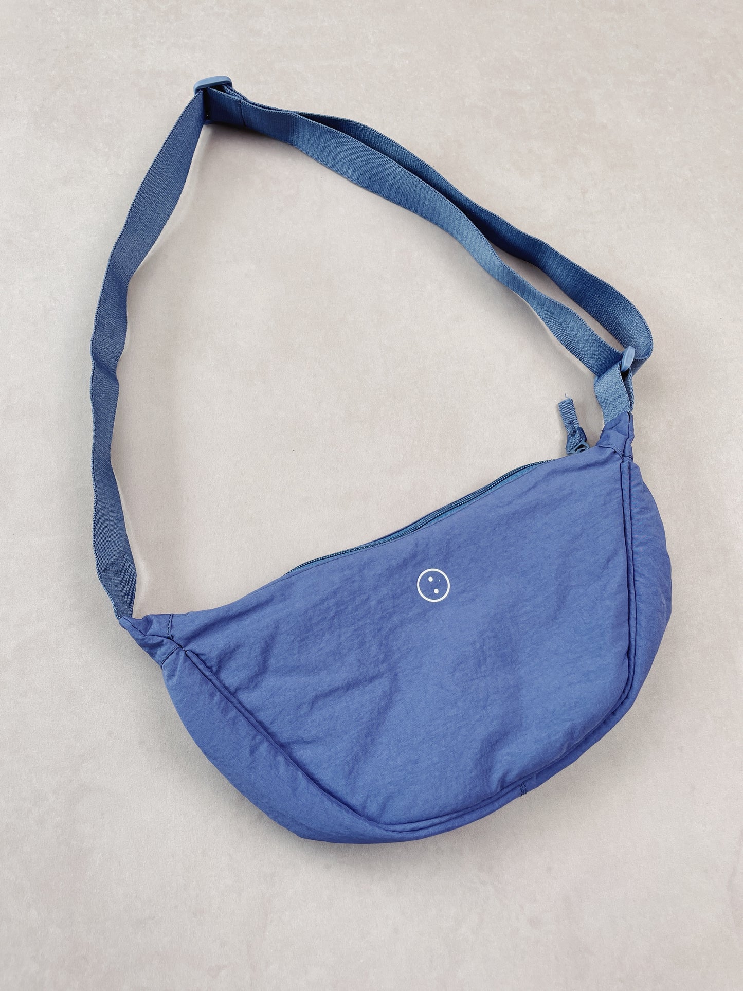 Essentials Oxford Nylon Cross Body Bag - Blue