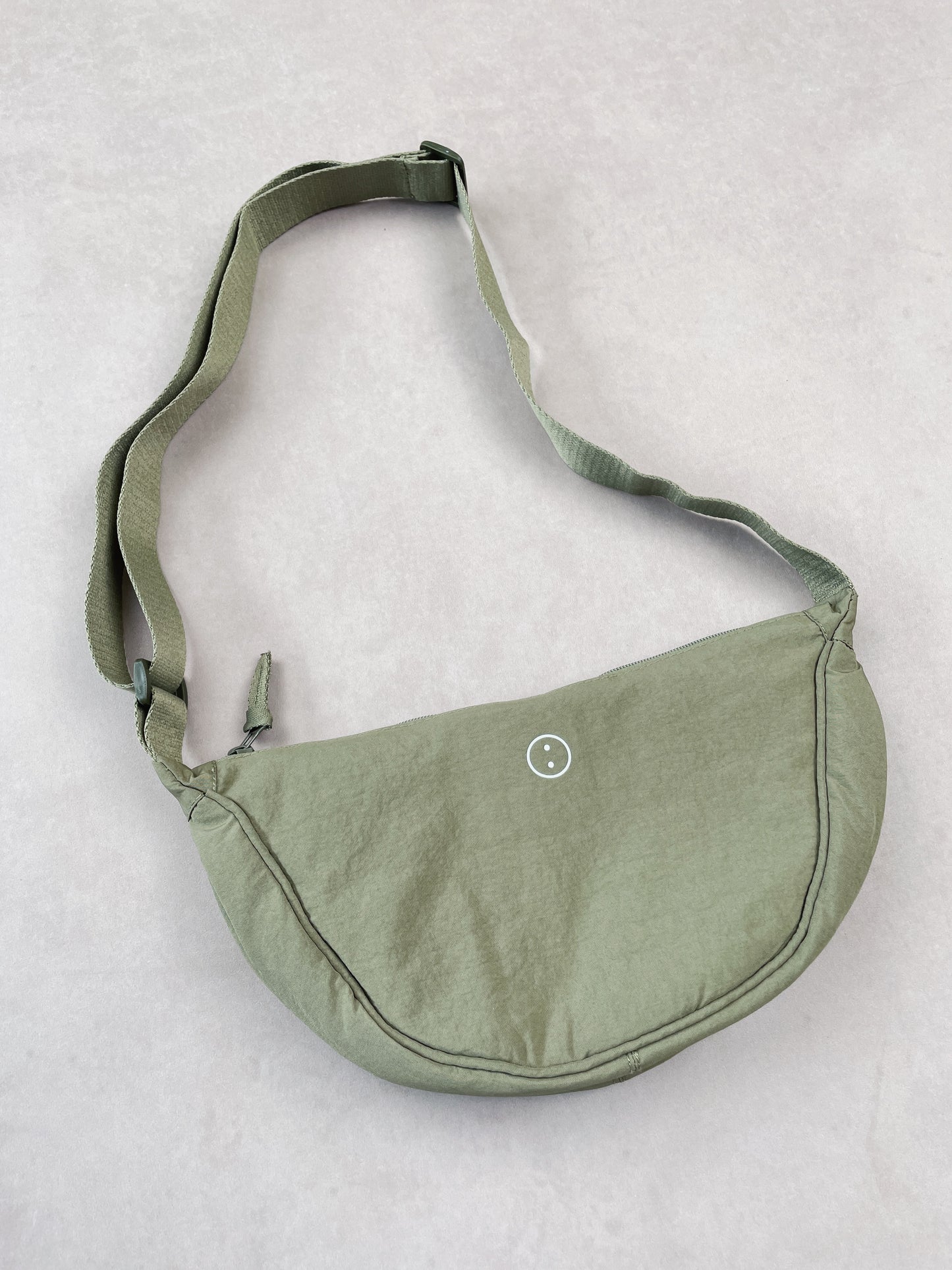 Essentials Oxford Nylon Cross Body Bag - Olive