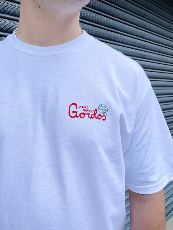 Gordos Pizzeria x Hephee 'World Famous' Tee - White