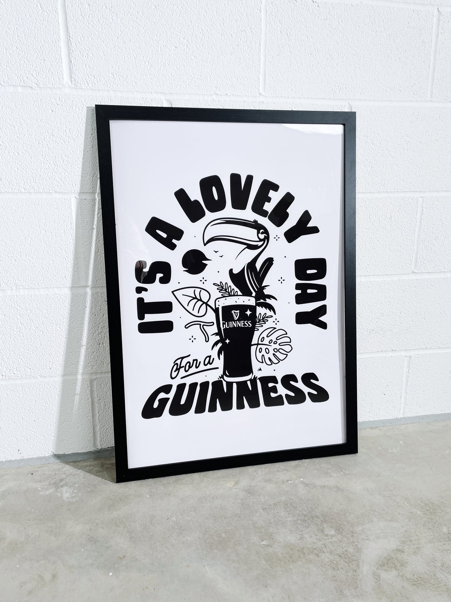 Guinness x UN:IK 'Jungle' Print - White