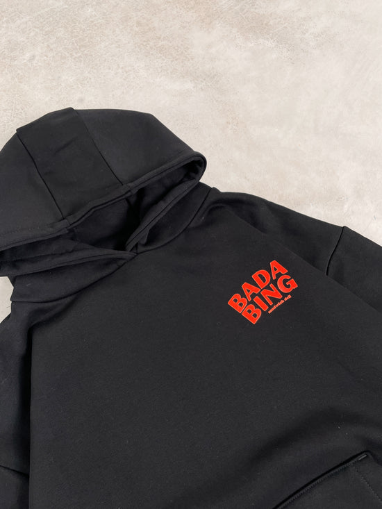 Bada Bing X UN:IK 'Snitches' Heavyweight Hoodie - Black