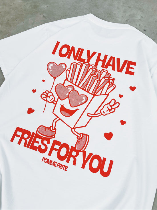 Pomme Frite 'Fries For You' Tee - White