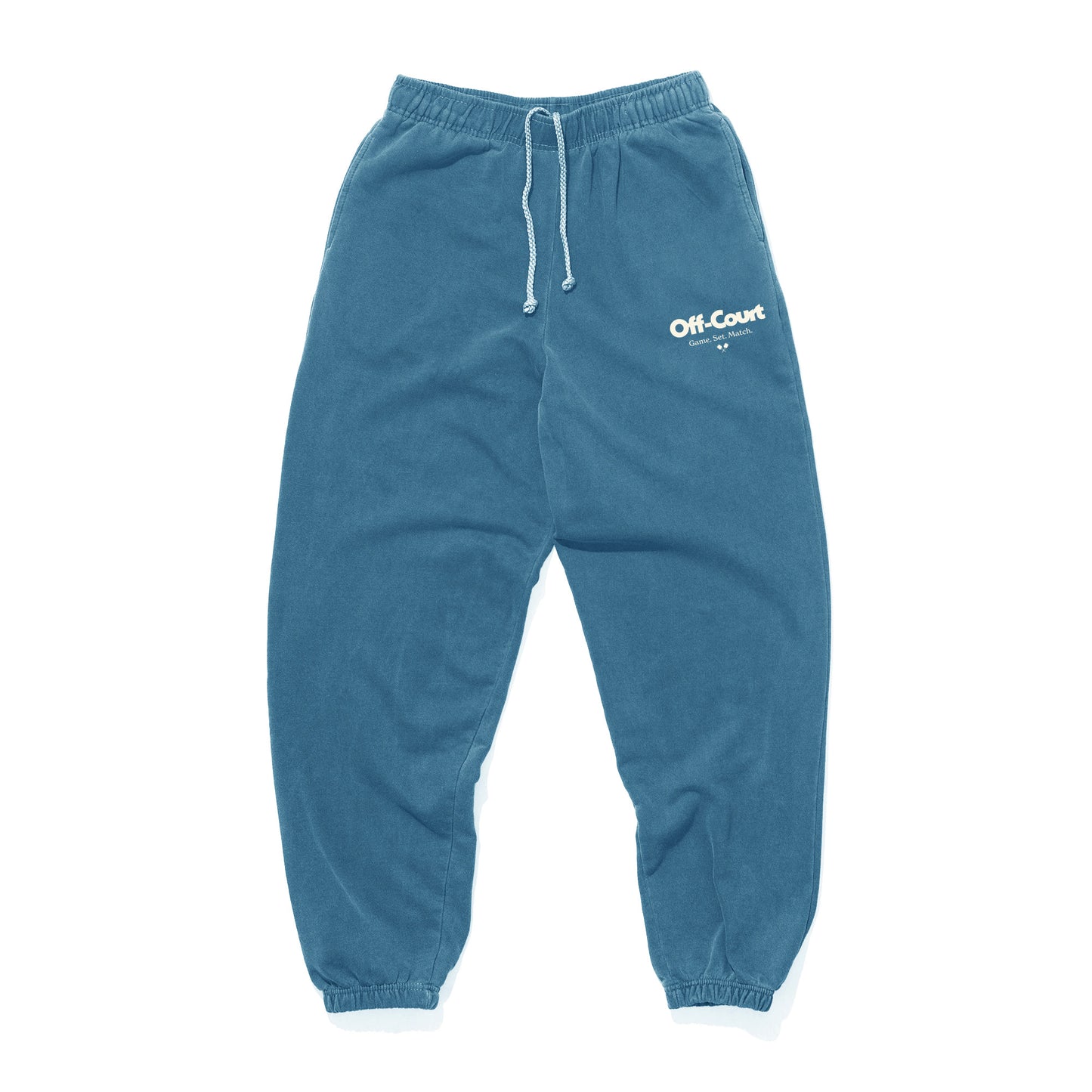 Vice 84 'Off-Court GSM' Vintage Washed Joggers - Blue