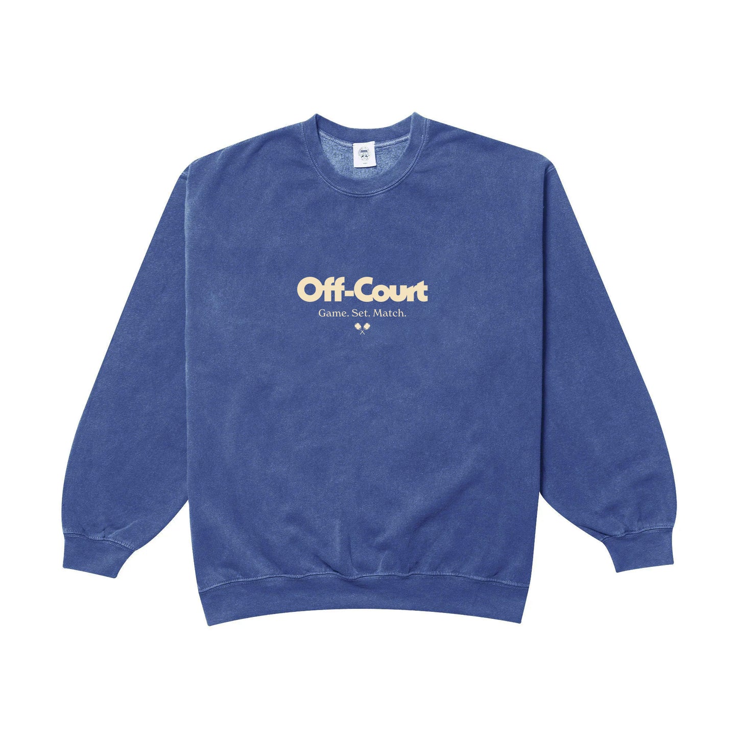 Vice 84 'Off-Court GSM' Vintage Washed Sweater - Navy