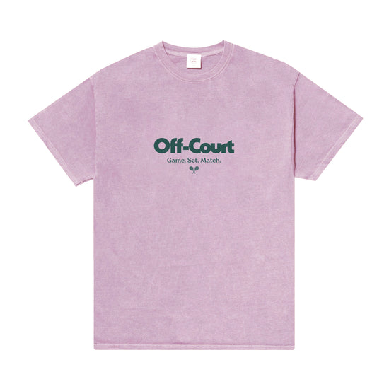 Vice 84 'Off Court GSM' Vintage Washed Tee - Pink