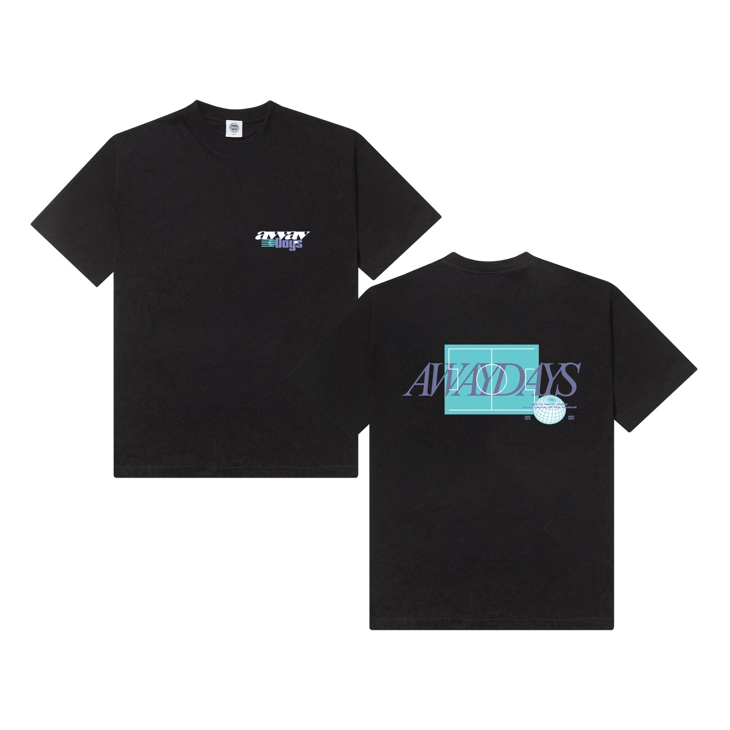 AwayDays 'Round The World' Tee - Black