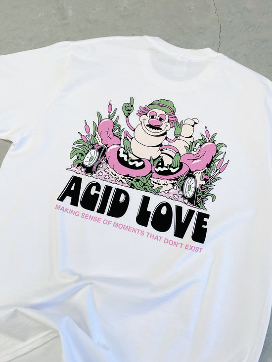 Acid Love 'Moments' Tee - White