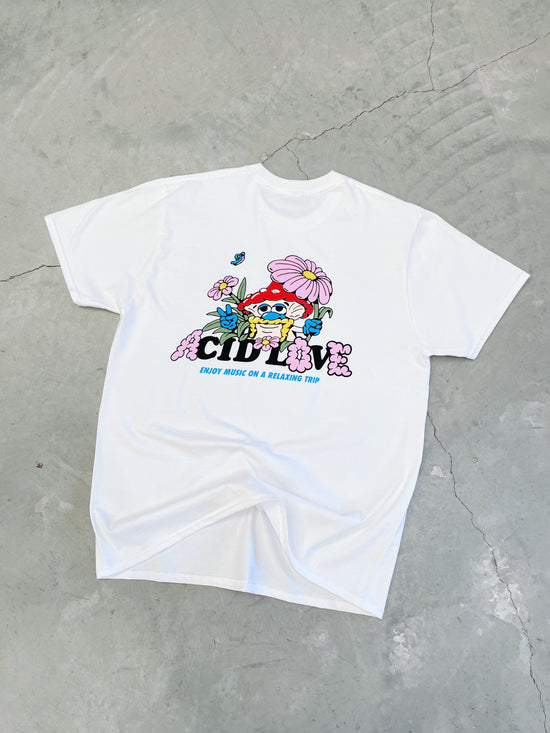 Acid Love 'Mushroom' Tee - White