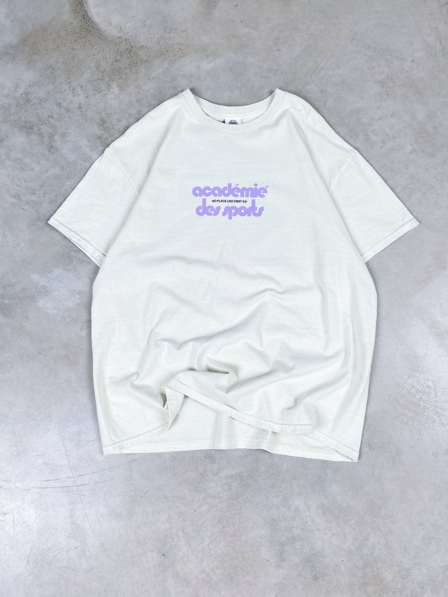 Vice 84 'Club Académie' Vintage Washed Tee - Cream