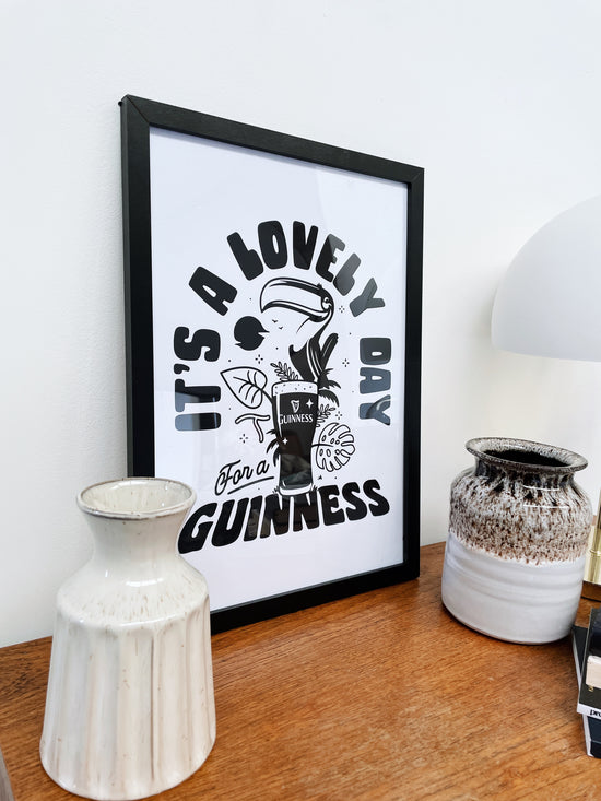 Guinness x UN:IK 'Jungle' Print - White