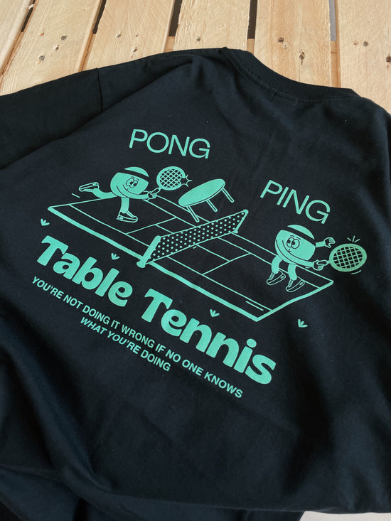 Other Side Store 'Ping Pong' Tee - Black