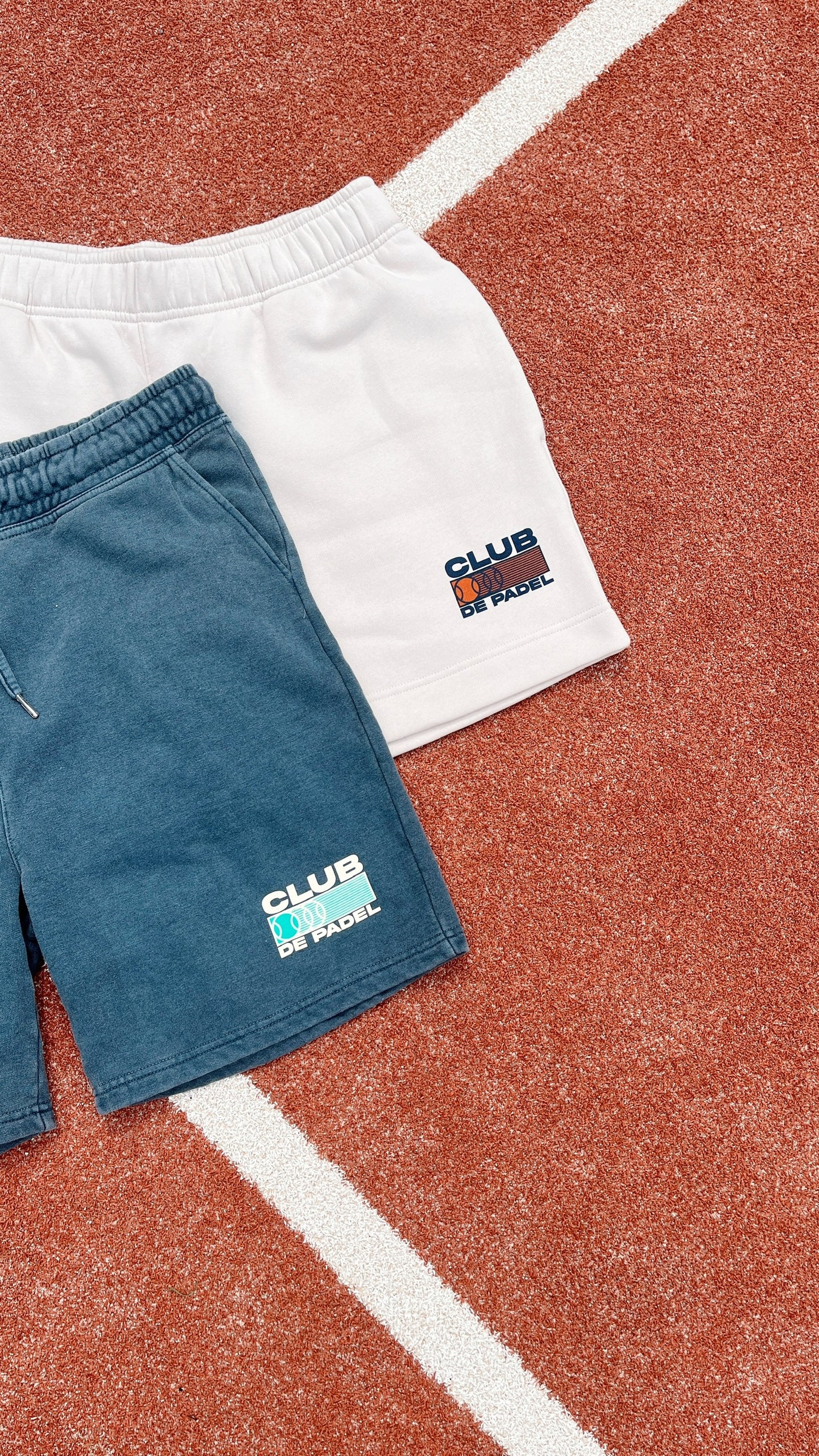 Club de Padel 'Heritage' Washed Jogger Shorts - Navy