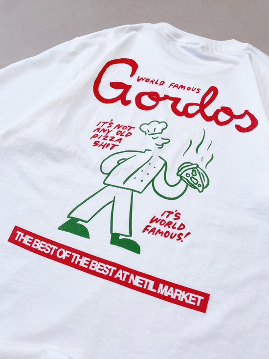 Gordos Pizzeria x Hephee 'World Famous' Tee - White