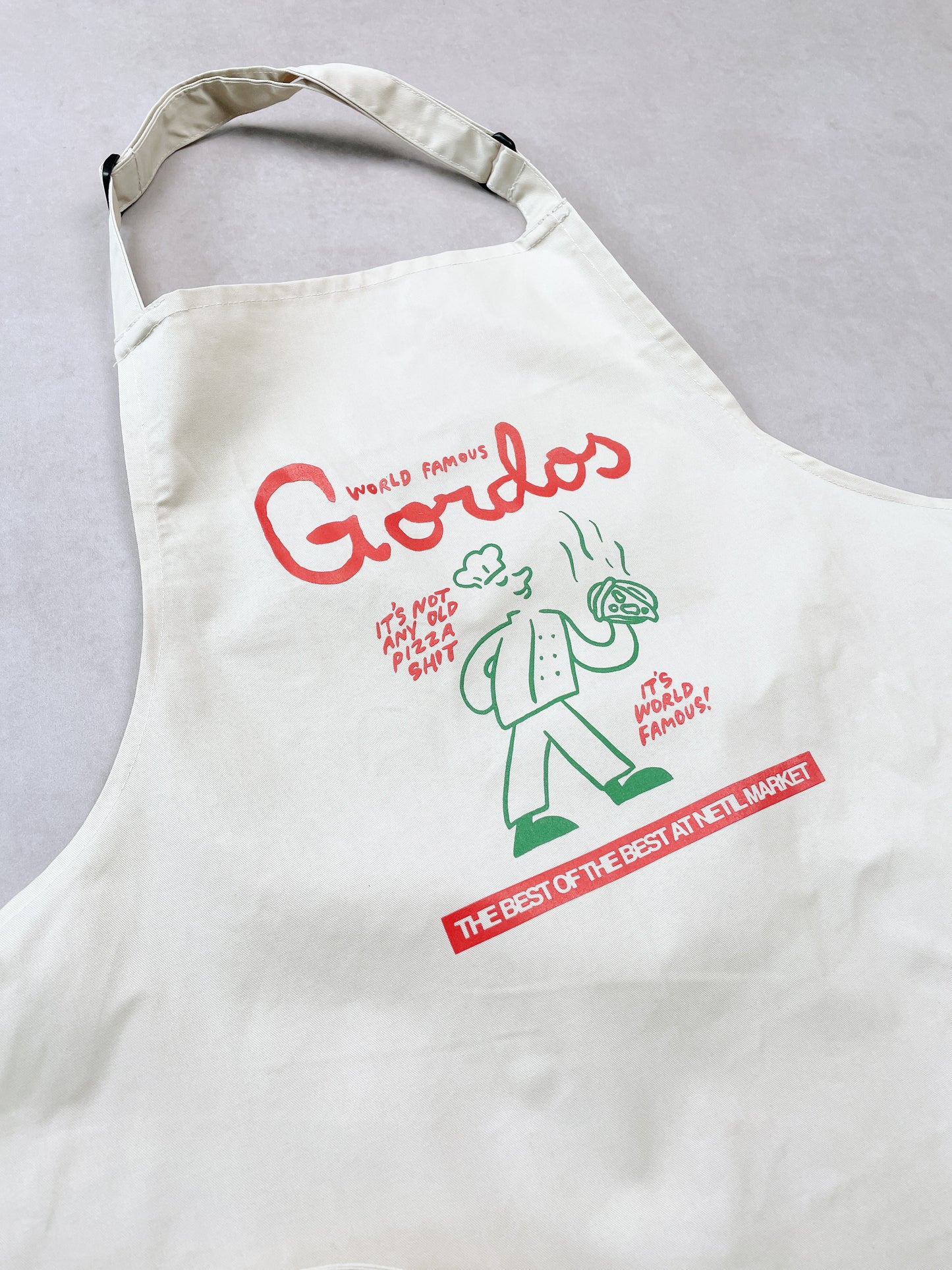 Gordos Pizzeria x Hephee 'World Famous' Apron - Natural