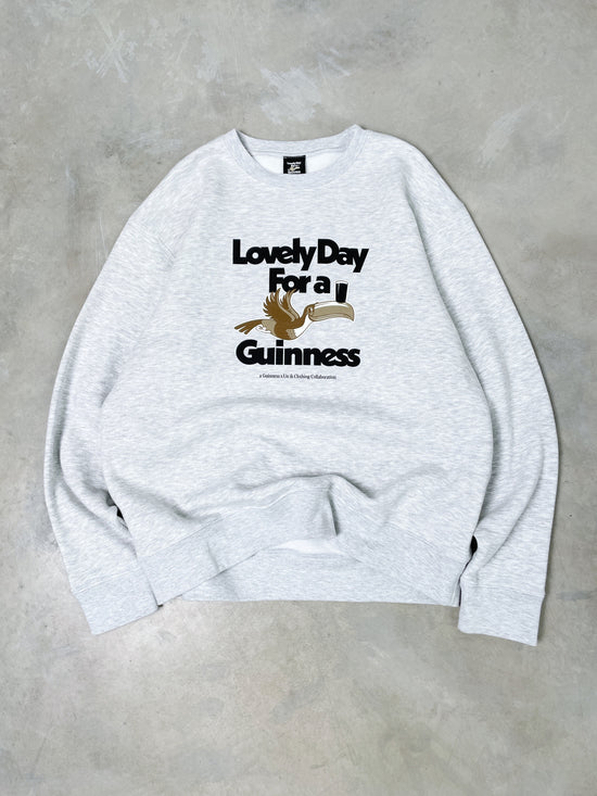 Guinness x UN:IK 'Lovely Day' Sweater - Ash Grey