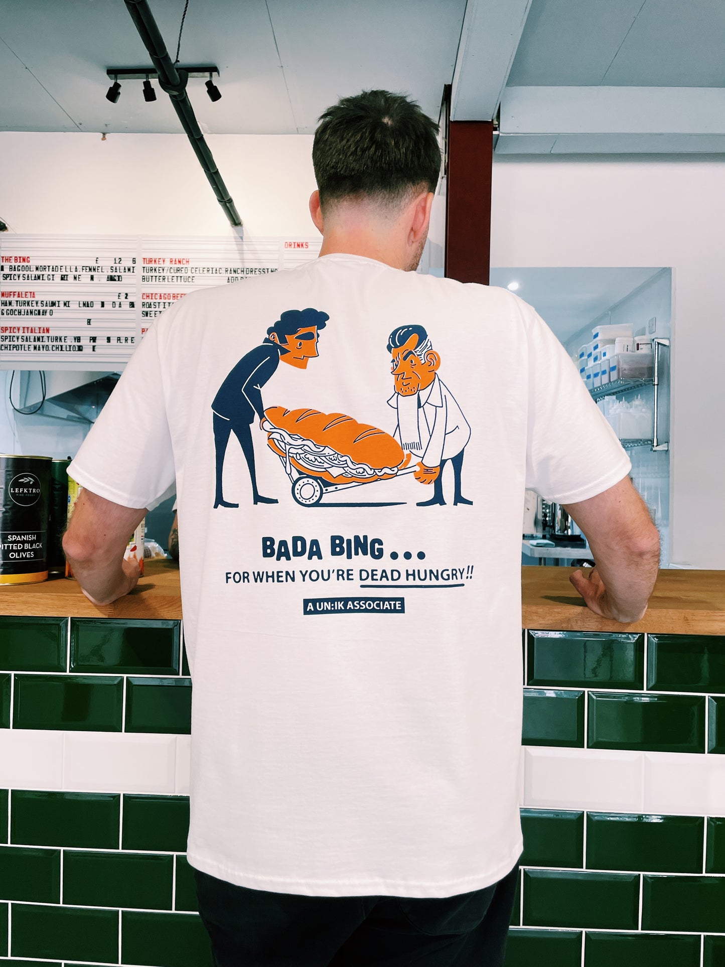 Bada Bing x UN:IK 'Dead Hungry' Tee - White