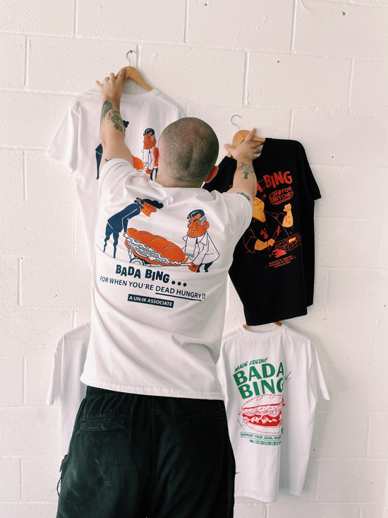 Bada Bing x UN:IK 'Dead Hungry' Tee - White