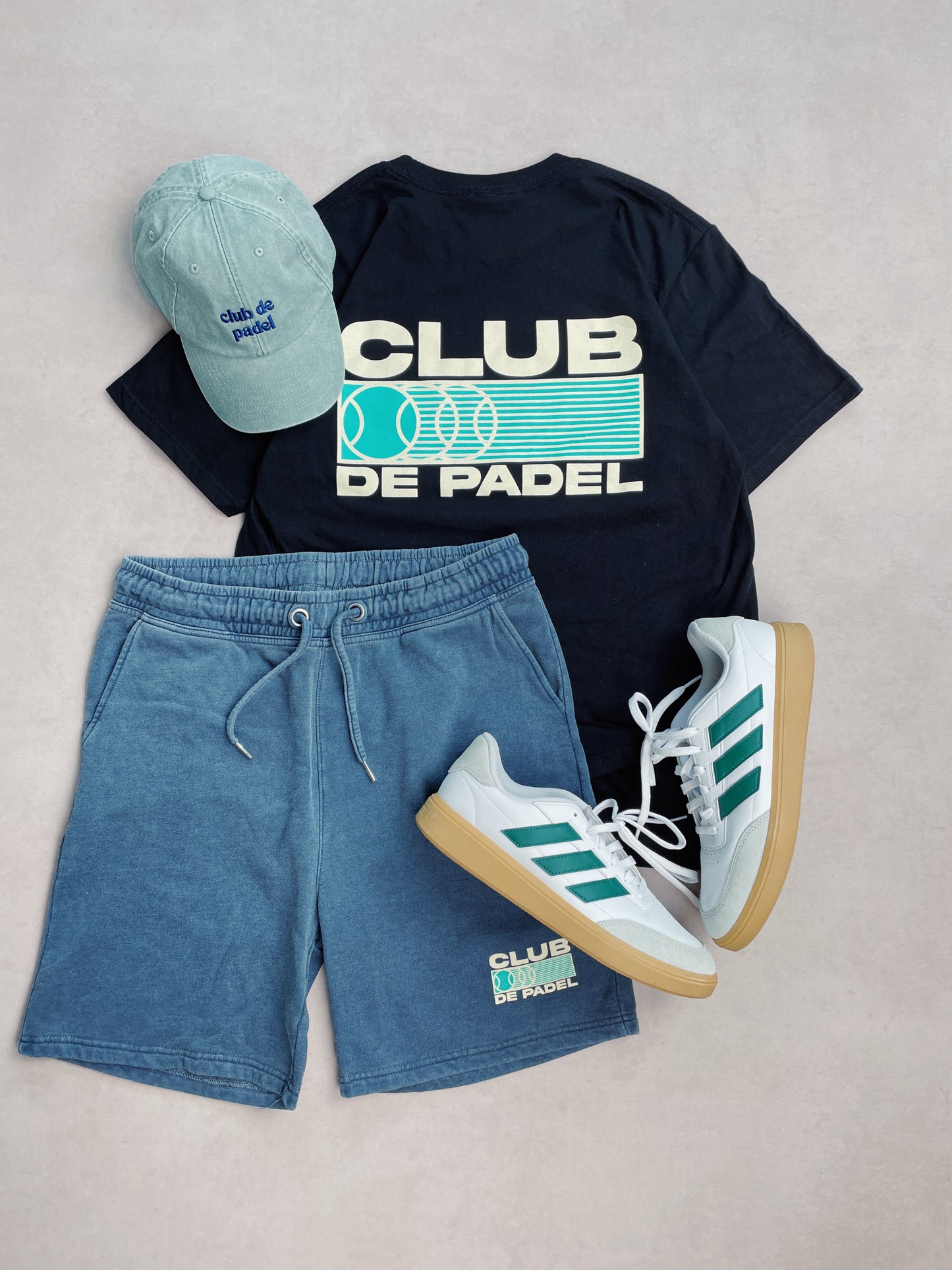 Club de Padel 'Heritage' Tee - Black