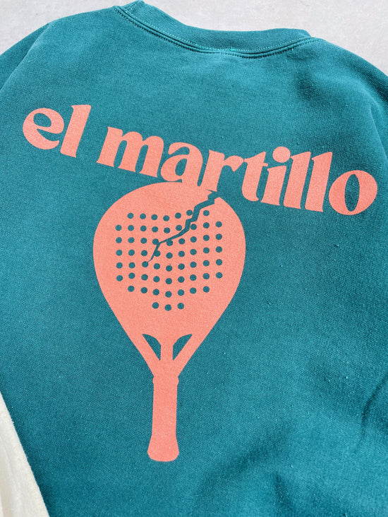 Club de Padel 'El Martillo 1.0' Vintage Washed Sweater - Dark Green