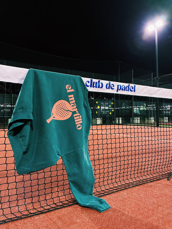 Club de Padel 'El Martillo 1.0' Vintage Washed Sweater - Dark Green