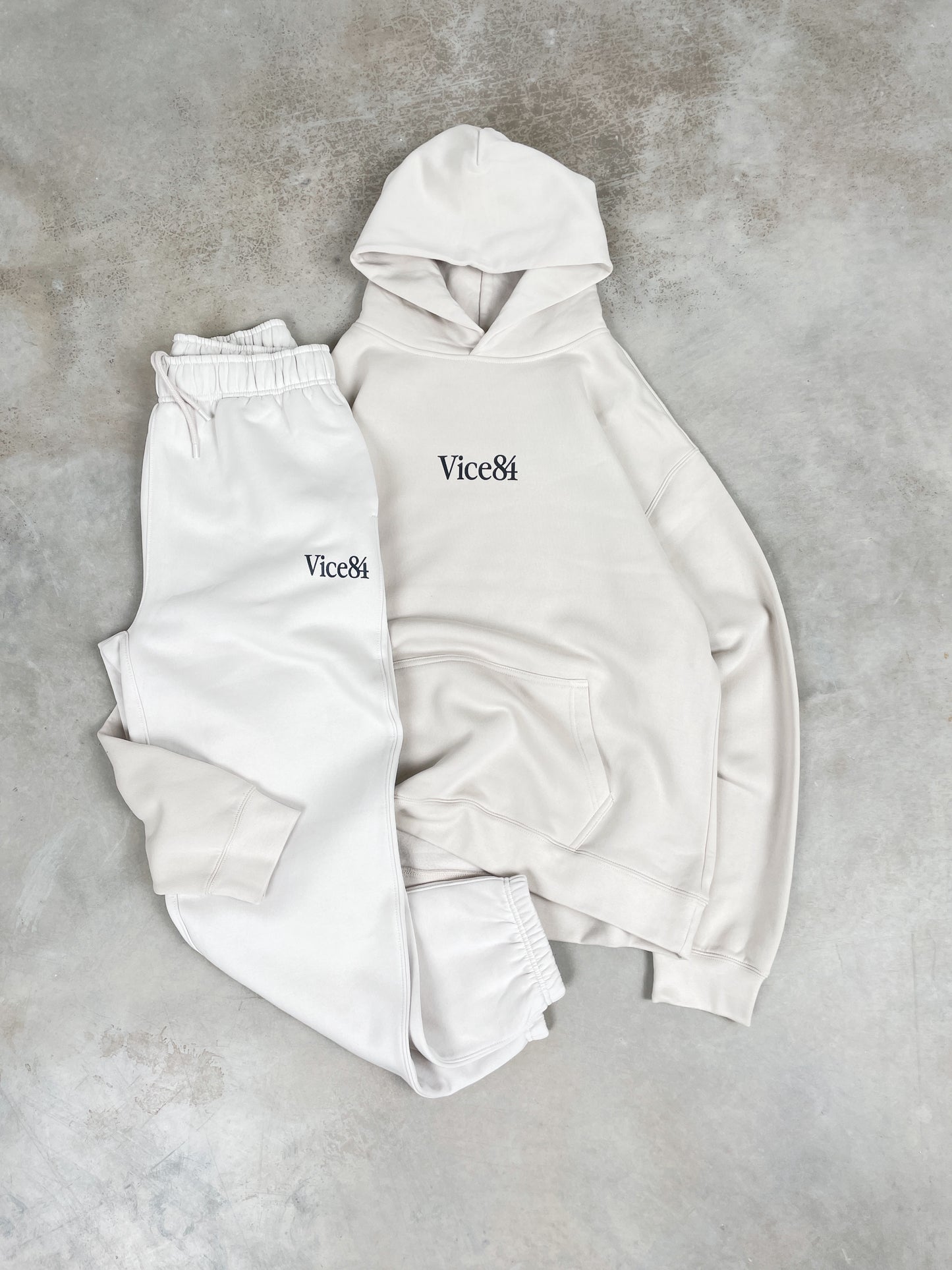 Vice 84 Premium Joggers - Bone