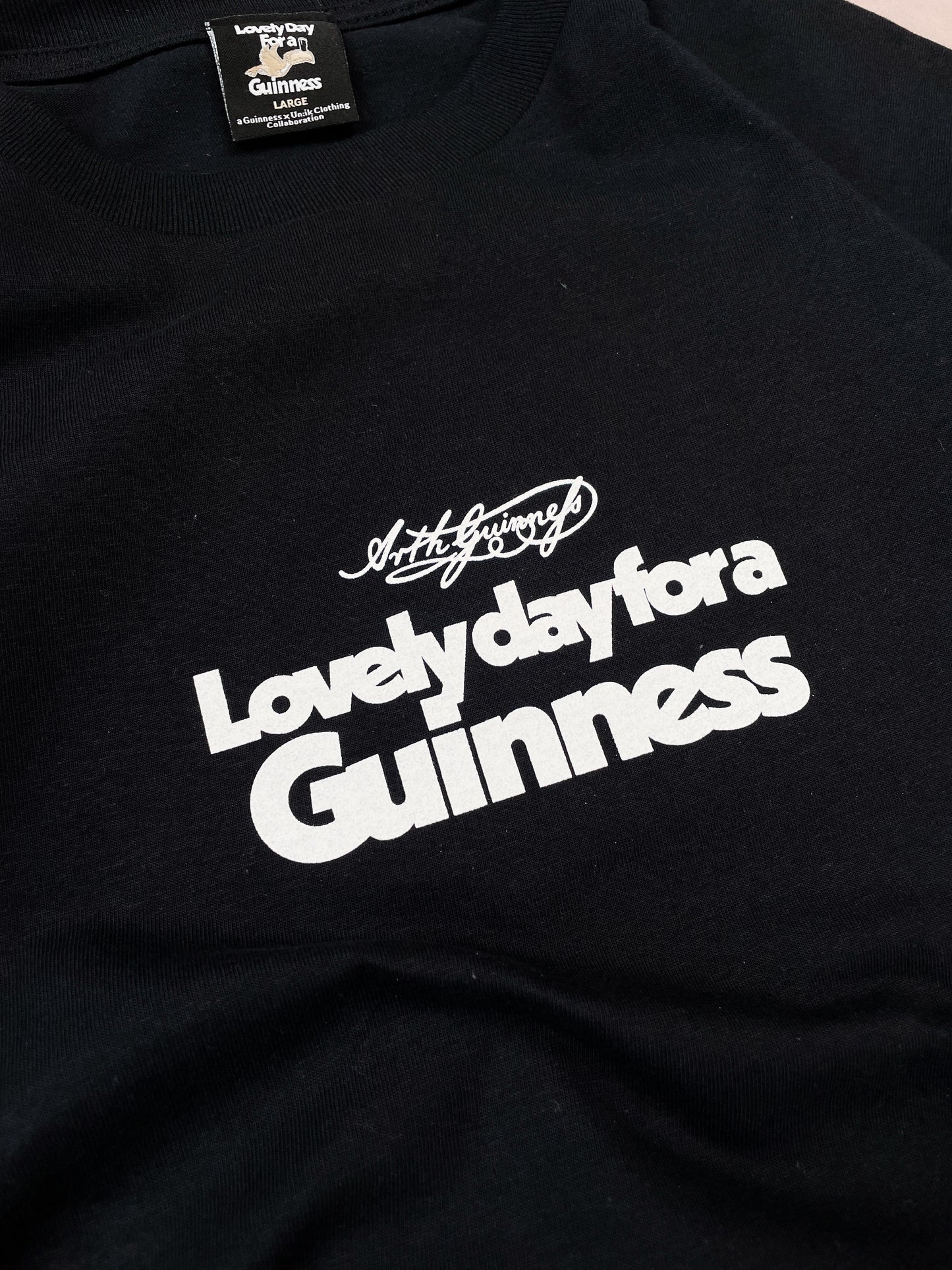 Guinness x UN:IK 'Lovely Day' Tee - Black