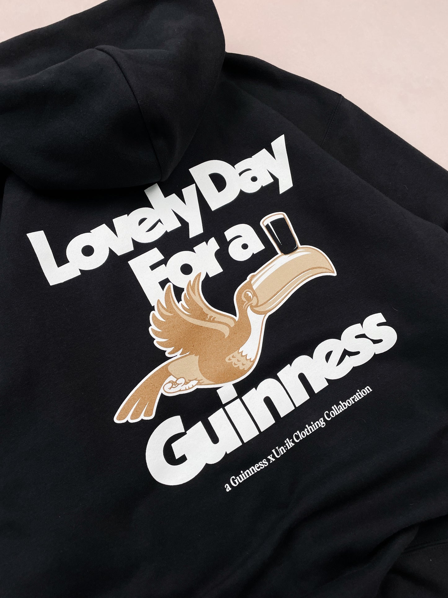 Guinness x UN:IK 'Lovely Day' Hoodie - Black