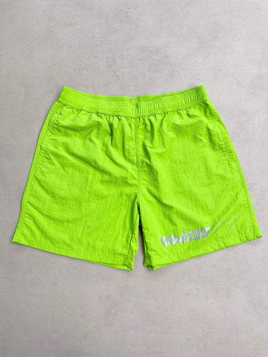 Vice 84 'Racer' Crinkle Recycled Swim Shorts - Citrus Lime