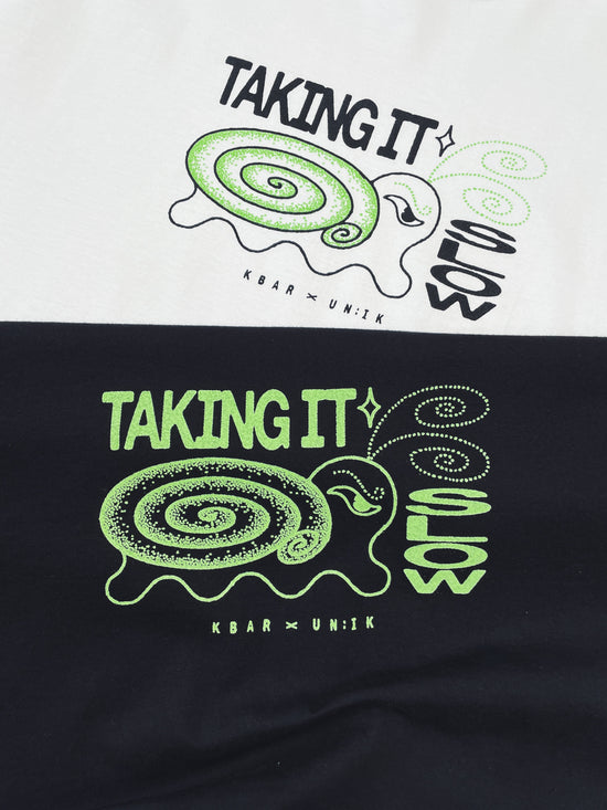 KBAR X UN:IK 'Taking It Slow' Tee - White