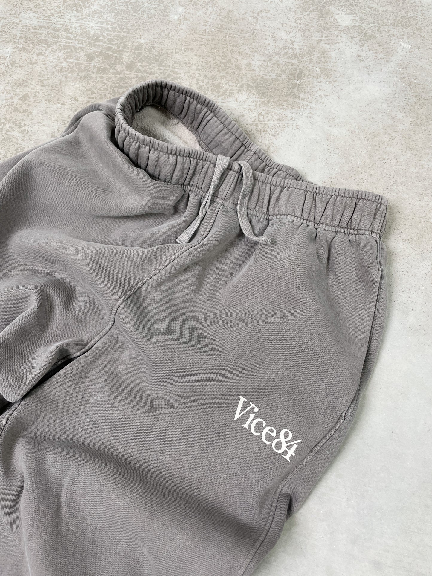 Vice 84 Premium Joggers - Faded Grey