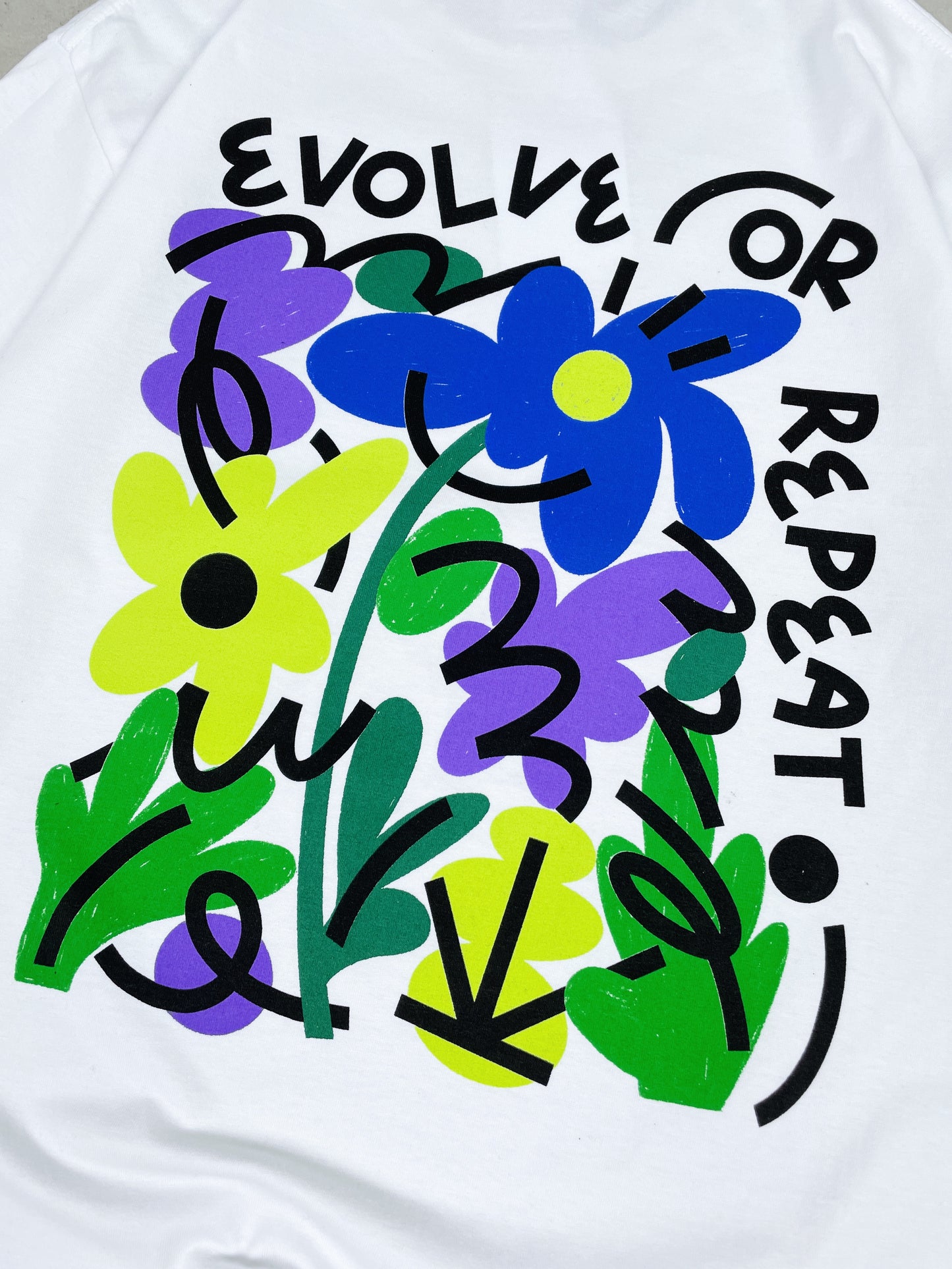 C.D x UN:IK 'Evolve or Repeat' Tee - White