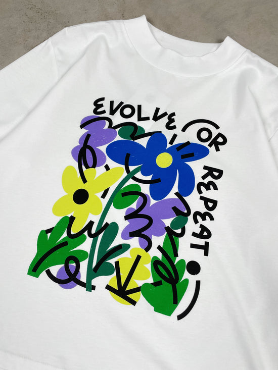 C.D x UN:IK WMNS 'Evolve or Repeat' Longsleeve Tee - White