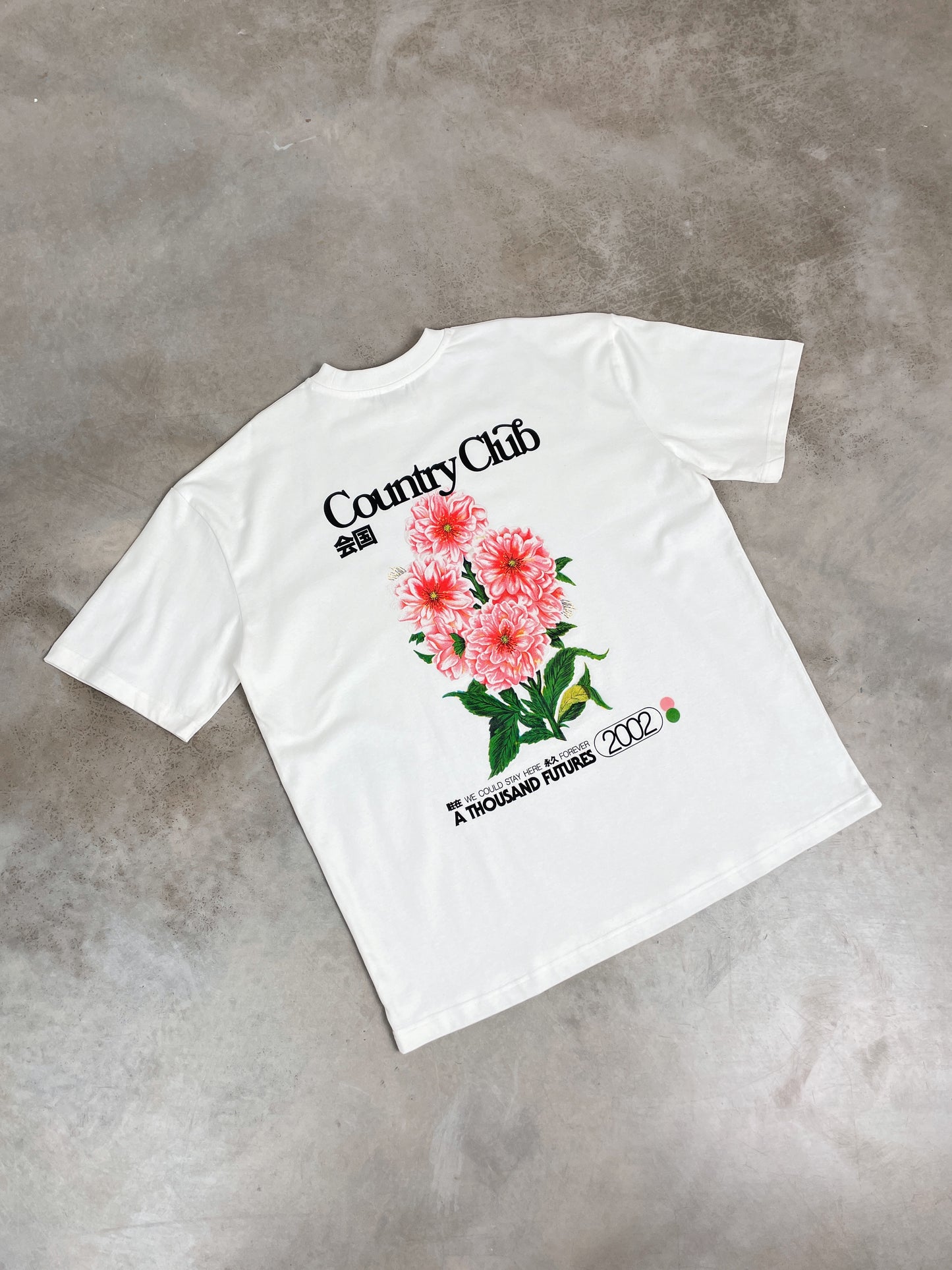 A Thousand Futures x GK 'Country Club' Tee - Off-White