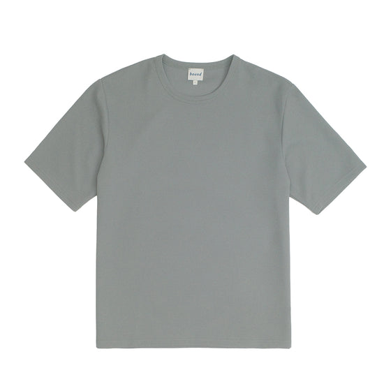 bound Textured Duty Tee - Charcoal