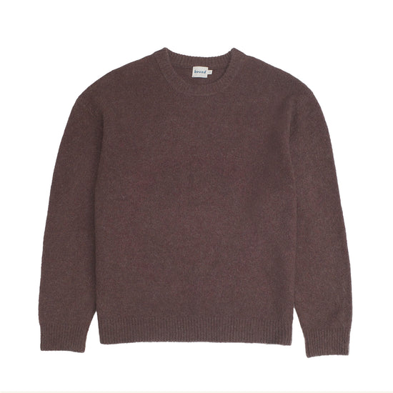 bound Baxter Mohair Blend Sweater - Walnut Brown